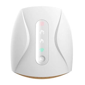 【ホワイト】ハンドマッサージャー（強さ調整3段階/ヒーター機能3段階）