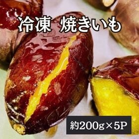 【計1kg/200g×5パック】熊本県産 焼き芋（紅はるか）冷凍 | ねっとり濃密！クリーミーな口どけ！200gパックの個包装で便利！いつでも手軽に絶品焼き芋！