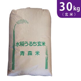 【30kg(30kg×1袋)】令和7年産 玄米 青森県産はれ...