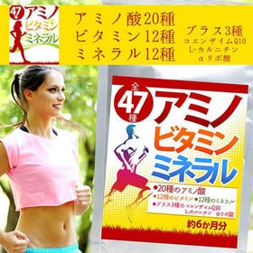 【日替わり数量限定】【大容量約6か月分】全47種 アミノビタミンミネラル【先行チケット利用NG】