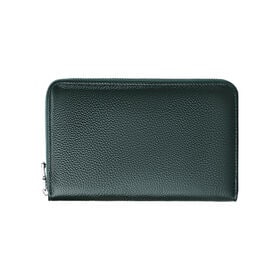 【ダークグリーン】スキミング防止 通帳＆マルチカードケース