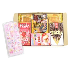 ＜ぷにぷにおしりシール付き＞【7個】グリコ ポッキー、ビスコ＆焼菓子セット