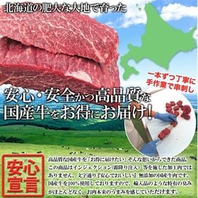 【600g】希少部位「カイノミ」100％使用（国産牛）BBQステーキ串約60g×10本