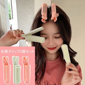 【3個セット】毛根クリップ ヘアカーラー