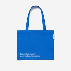 【エレクトリックブルー】カルティエ美術館限定 コットン トートバッグ