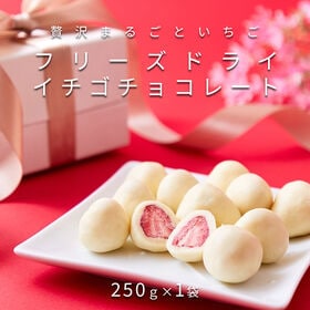 【250g】贅沢まるごといちごのホワイトチョコ | 酸味と甘味が絶妙なコラボレーション