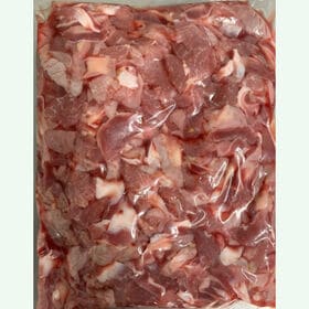 【計2kg/1kg×2パック】国産鶏 砂肝（銀皮付端材）