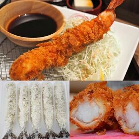 【約700g(10尾)】超超超特大！ジャンボエビフライ＜長さ18cm、太さ3cm＞