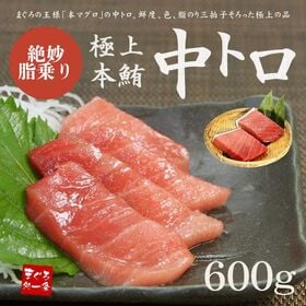 【600g】本マグロ中トロ 解凍レシピ付 [[中トロ300-2p]