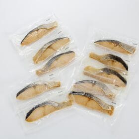 【賞味期限要確認】【10切】北海道　焼き鮭切り身（常温・個包装）