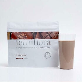 【賞味期限間近】フェミフローラ グラスフェッドホエイ&ソイプロテイン ショコラ味【6袋】わかもと製薬