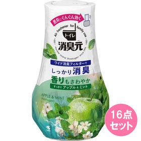 トイレの消臭元 すっきりアップル＆ミント 400ML×16点...