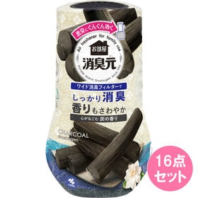 お部屋の消臭元 心がなごむ炭の香り 400ML×16点セット