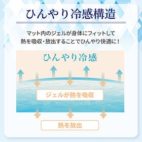 【グレージュ】ひんやりジェルマット