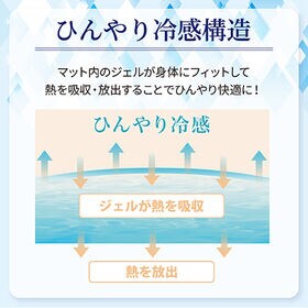 【ベージュ】ひんやりジェルマット