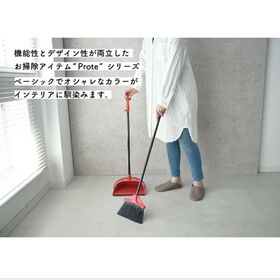 【BLACK】ブルーム＆ダストパン ポルテ