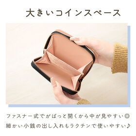 [ブラック] ガールズ 財布 2つ折り