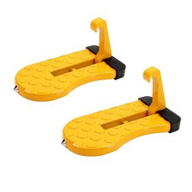 【イエロー/2個】車用ドアステップ