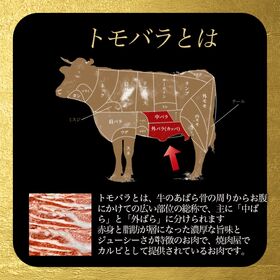 【500g】九州産黒毛和牛ともばらスライス  濃厚な脂の甘みととろける食感