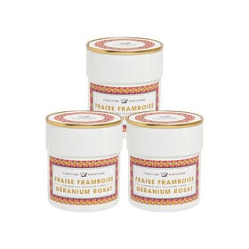 【賞味期限要確認】【3個】コンフィチュール・パリジェンヌ フレーズ フランボワーズ ゼラニウム | 添加物不使用！伝統を尊重した製法・考え方によって製造されたコンフィチュール