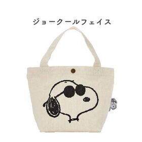 【ジョークールフェイス】PEANUTS スヌーピー 帆布ミニトートバッグ SNP6015