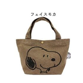 【フェイスモカ】PEANUTS スヌーピー 帆布ミニトートバッグ SNP6015