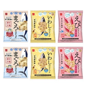 【計6個】おやつカンパニー 素材市場スナック いわし・えび・...