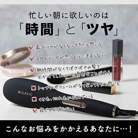 ［海外対応］ヘアヒートブラシ ヘアアイロン ブラシ型