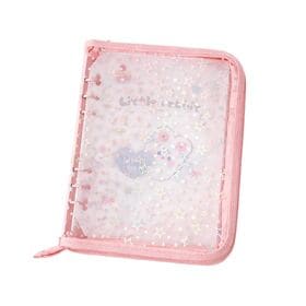 【ピンク】A5サイズ6穴バインダー ホログラムリフィル | シールや推しのトレカ、お手紙などの収納にぴったりのコレクトブック