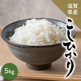 【5kg】 令和7年産 滋賀県産 コシヒカリ  単一原料米(精米) | 滋賀県の豊かな自然で育った 滋賀県産コシヒカリ をお届けいたします。