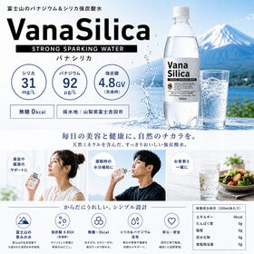 【500ml×35本】VanaSilica バナジウム＆シリカ 強炭酸水（ラベルレス）