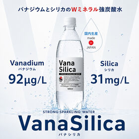 【500ml×35本】VanaSilica バナジウム＆シリカ 強炭酸水（ラベルレス）