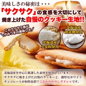 【お徳用30枚】ホワイトチョコラングドシャ