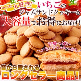 【お徳用500g】いちごジャムサンドクッキー