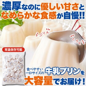 【21g×40個】ぷるんと濃厚☆ひとくち牛乳プリン【お徳用】