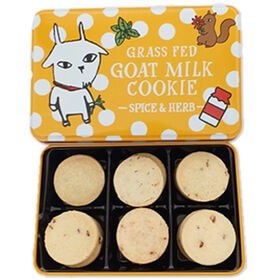 【黄缶/18枚入×1缶】プレミアム ヤギミルククッキー(タイ...