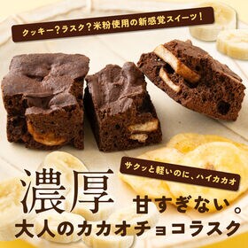 【600g】カカオチョコラスク(バナナ)（100g×6袋）不揃い・お得用