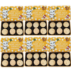 【黄缶/18枚入×6缶】プレミアム ヤギミルククッキー(タイ...