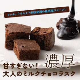 【400g】濃厚チョコミルクラスク（100g×4袋）不揃い・お得用