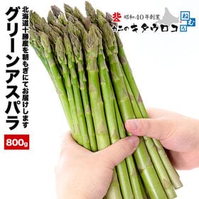 【予約受付】4/24~順次出荷【800g/S-Mサイズ】北海道十勝産 グリーンアスパラガス