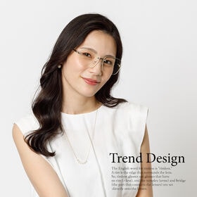 【リムレス】ゴールドフレーム<クリアレンズ> サングラス UVカット99％ QL-47