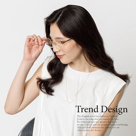 【リムレス】シルバーフレーム<クリアレンズ> サングラス UVカット99％ QL-47