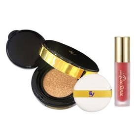 【各1個】ヒト幹細胞配合クッションファンデ＋モイストリペアエッセンス（レッド）