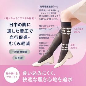 【ブラック】ドクターショール すらりんぱ ブラック 着圧ソックス