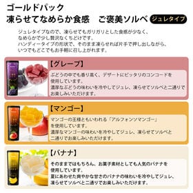 【日替わり数量限定】【計10袋/9種よりおまかせ10袋】ゴールドパック ジュース・シャーベットアソート【先行チケット利用NG】