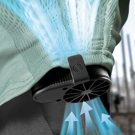 USB充電式コンパクトベルトファン