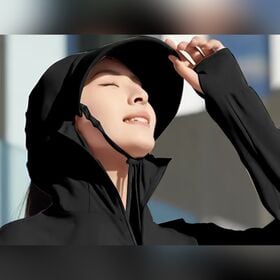 【Mサイズ】接触冷感 UVカットパーカー