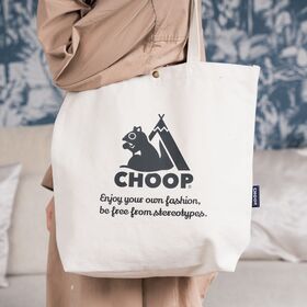 【日替わり数量限定】【ナチュラル】CHOOP 帆布A4トートバッグ【先行チケット利用NG】