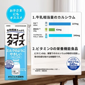 【賞味期限間近・200ml×48本】スゴイダイズ ミルクのようにやさしい ミルク味24本入×2ケース