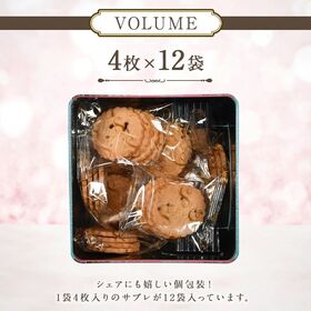 【賞味期限間近】［4枚×12袋入］《ラ・サブレジエンヌ》扉缶 天使のミュージシャン